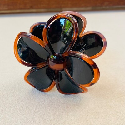 FotoPiranha Flor Black Acrilica