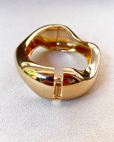 FotoBracelete Forma Dourado
