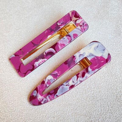 FotoBico de Pato Rosado Acrilico (2 peças)