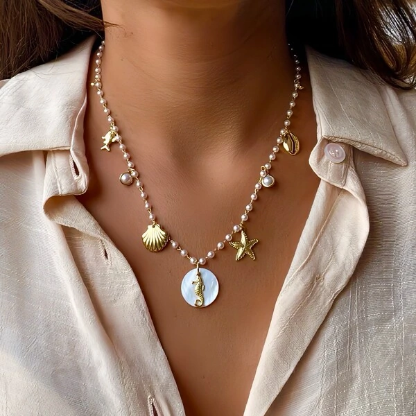 Colar Pingentes El Mare