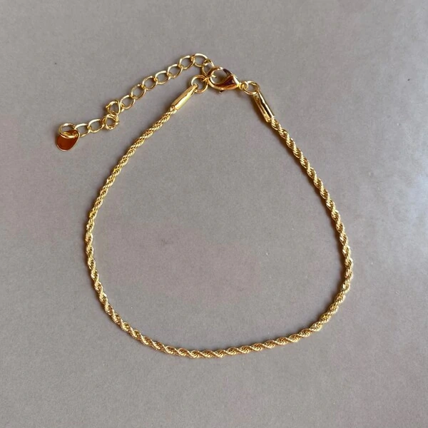 Pulseira Cordão Baiano Fino