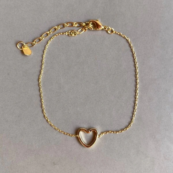 Pulseira Coração Vasado