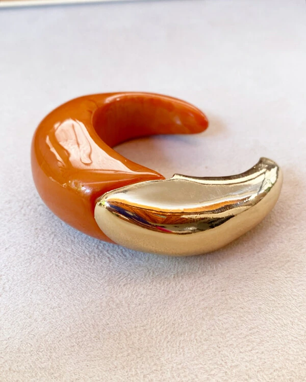 Bracelete Resinado Laranja