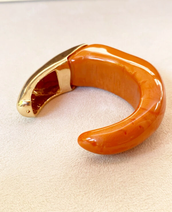 Bracelete Resinado Laranja