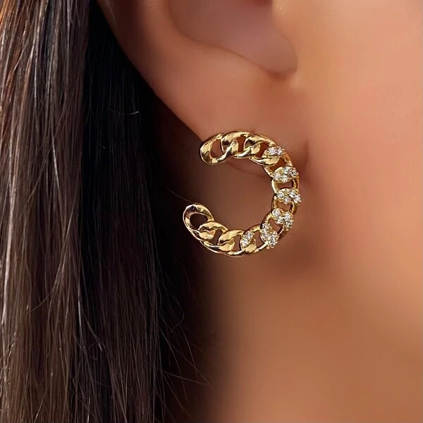 Brinco Argola Elo Frontal