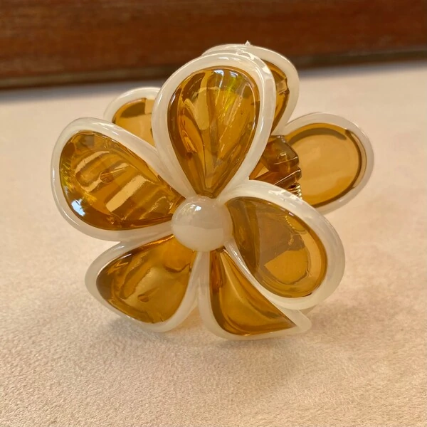 Piranha Flor Âmbar Acrílica