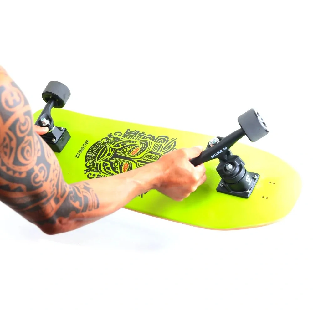 Foto Skate Simulador de Surf - TRIBAL GREEN - Ultra Light