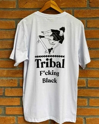 Camiseta Tribal Black Branca