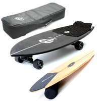 Kit Simulador de Surf PRO SURFER BLACK + Balance Board BLACK WOOD Classic| GANHE uma skatebag de bri
