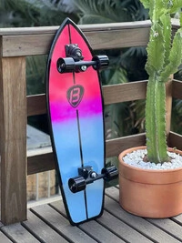 Kit Skate Simulador de Surf COLOR FUN + Balance Board VINTAGE Freestyle GANHE uma skatebag de Brinde