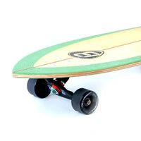 Skate Longboard Cruiser -GREEN WOOD- Balloon Co Completo
