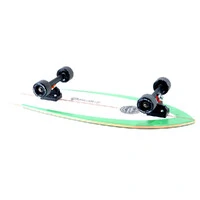 Skate Longboard Cruiser -GREEN WOOD- Balloon Co Completo