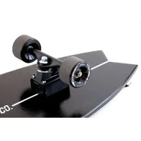 Kit Skate Simulador de Surf PRO SURFER Black + Balance Board PRO SURFER Black | GANHE uma skatebag d