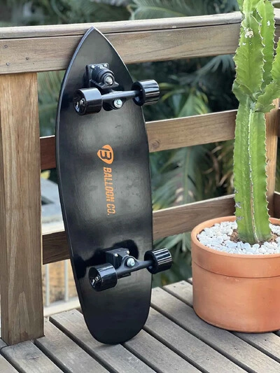 Foto Kit Skate Simulador de Surf PRO SURFER Orange + Balance Board PRO SURFER Black | GANHE uma skatebag