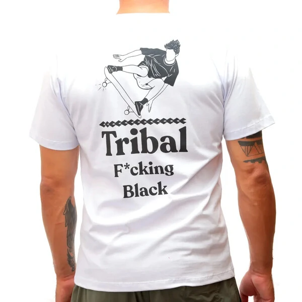 Camiseta Tribal Black Branca