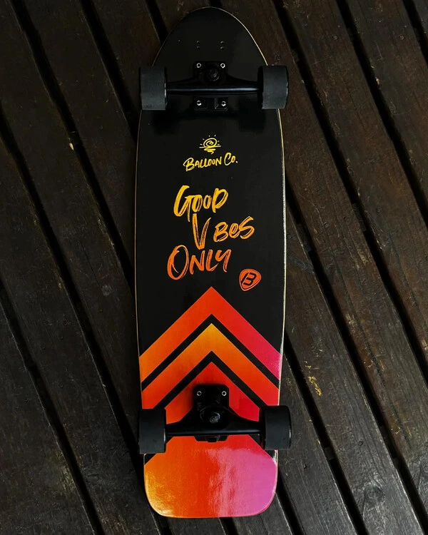 Skate Simulador de Surf GOOD VIBES | Edição especial | Truck Ultra Light