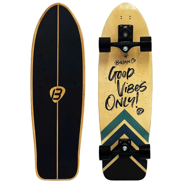 Kit Simulador de Surf GOOD VIBES + Balance Board VINTAGE Freestyle| GANHE uma skatebag de brinde