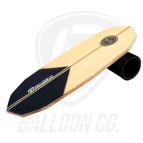 Kit Simulador de Surf PRO SURFER BLACK + Balance Board BLACK WOOD Freestyle| GANHE uma skatebag de b