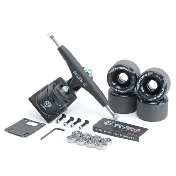 KIT Truck para Simulador de Surf ULTRA LIGHT DIANTEIRO + RODAS + Rolamentos