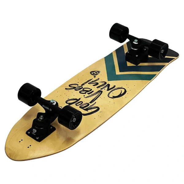 Kit Simulador de Surf GOOD VIBES + Balance Board VINTAGE Freestyle| GANHE uma skatebag de brinde