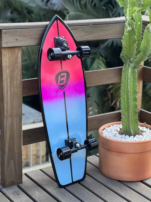 Kit Skate Simulador de Surf COLOR FUN + Balance Board VINTAGE Freestyle GANHE uma skatebag de Brinde
