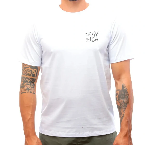 Camiseta Stay High Branca