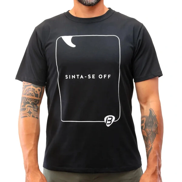 Camiseta Sinta-se Off Preta