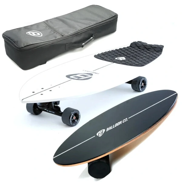 Kit Skate Simulador de Surf PRO SURFER Polar + Balance Board PRO SURFER Black | GANHE uma skatebag d