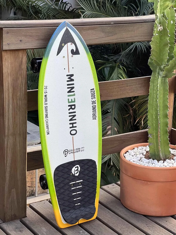 Kit Skate Simulador de Surf MINEIRINHO + Balance Board GREEN WOOD Freestyle | GANHE uma skatebag de