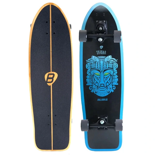 Skate Simulador de Surf TRIBAL BLACK 2.0 | Truck ULTRA LIGHT