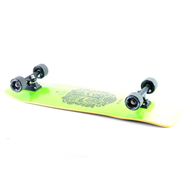 Skate Cruiser Longboard -TRIBAL GREEN- Balloon Co