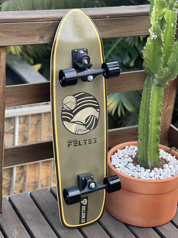Skate Simulador de Surf FELTES - Ultra Light - Pro Model Conrado Feltes