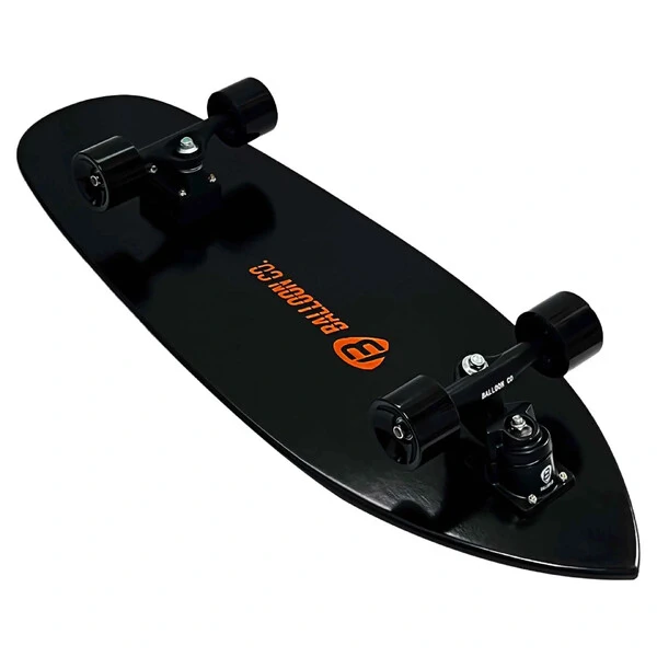 Kit Skate Simulador de Surf PRO SURFER Orange + Balance Board PRO SURFER Black | GANHE uma skatebag