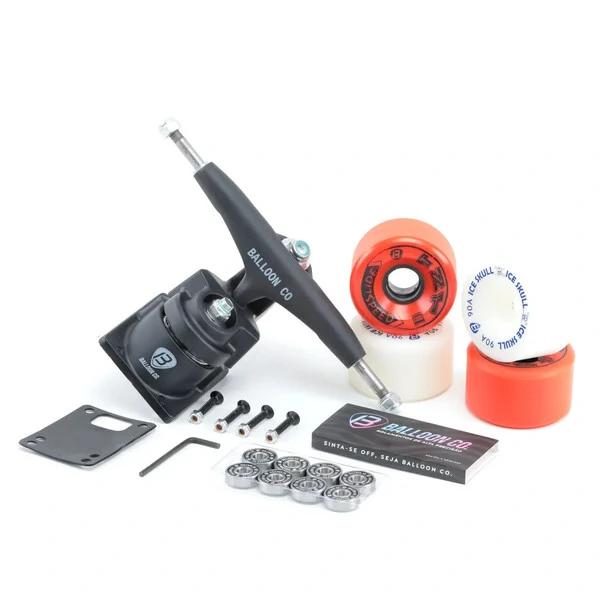 KIT Truck para Simulador de Surf ULTRA LIGHT DIANTEIRO + RODAS + Rolamentos