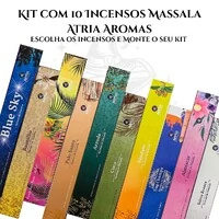 Kit Incensos Massala Atria - Verificar disponibilidade dos aromas
