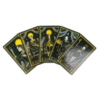 Tradicional Tarot Negro - Arcanos Maiores 22 Cartas Plastificadas