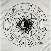 Toalha de Altar Mandala do Zodíaco