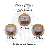 Kit Casamento de Banhos de Ervas Mágicas Naturais