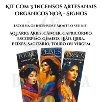 Kit Incensos Orgânicos dos Signos NOA - Verificar disponibilidade dos aromas