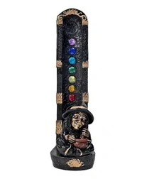 Incensário 7 Chakras Bruxa Com Caldeirão