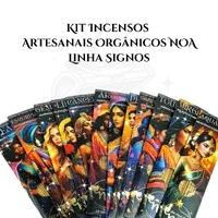 Kit Incensos Orgânicos dos Signos NOA - Verificar disponibilidade dos aromas