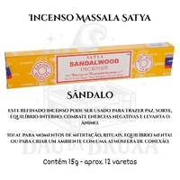 Incenso Indiano Massala da Satya - Aromas marcantes e sofisticados