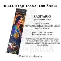 Incenso Orgânico Signos NOA - Natural e vegano com óleos essenciais