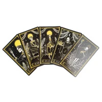 O Tradicional Tarot Negro Completo e Plastificado 78 Cartas