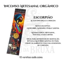 Incenso Orgânico Signos NOA - Natural e vegano com óleos essenciais