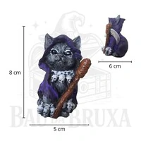 Gato com Foice (Coleção Wicca)
