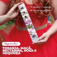 Incenso Orgânico Linha Floral Premium NOA - Natural e vegano com óleos essenciais