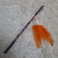 Varinha Mágica Bruxa, Fada, Bruxaria, Com Cristal e Penas ou Serpente.