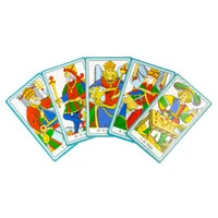 O Tradicional Tarot de Marselha Completo e Plastificado 78 Cartas