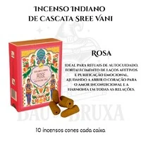 Incenso Cone Cascata Golden India da SreeVani - Aromaterapia, Meditação e Conexão